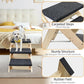 Dog Stairs/Ramp for Bed, Wooden Convertible Pet Steps, Portable Dog Ladder Up to 180 Pound for Elderly/Short-Legged Dogs, 3 Steps for Beds, Couch, Cars