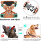 Timos Dog Harness for Medium Dogs, No Pull Service Vest with Reflective Strips and Control Handle,No Choke Dog Harness with 2 Metal Rings for Easy Walking,Outdoor Training,Flower Orange, M