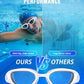 Swim Goggles, Unisex Adult Swimming Goggles Anti Fog Anti UV No Leakage Wide View for Men Women Youth