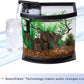 Aqueon LED MiniBow Small Aquarium Fish Tank Kit with SmartClean Technology, Black, 2.5 Gallon