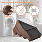 EHEYCIGA Dog Stairs for Bed 20" H, 4-Step Extra Wide Dog Steps for High Bed, Pet Steps for Small Dogs and Cats, Non-Slip Balanced Pet Ramp Indoor, Brown