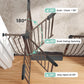 Mom's Choice-GROWNSY Baby Gate for Stairs, 29"-43" Pressure Mounted Pet Gate for Doorways-Auto Close Dog Gate for The House-Easy Installation & Walk Thru Wide Safety Gate