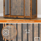 Feandrea Dog Crate Furniture, 38 Inches Dog Kennel for Dogs up to 70 lb, with Removable Tray, Heavy-Duty Dog Cage End Table, Double Doors Dog House, Rustic Brown UPFC013X01