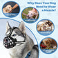 Dog Muzzle for Large Dogs, Breathable Basket Muzzles for Small, Medium and X-Large Aggressive Dog, Allows Panting Drinking, Suitable for Grooming Trimming Training (4, Blacks)