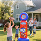 Inflatable Punching Bag for Kids, 2-in-1 Freestanding Boxing Bag with Football Toss Game, 68.8'' Heavy Duty Karate Taekwondo Toy for Boys Girls Ages 3-12, Birthday Ideas