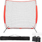 7x7/16x10/20x10ft Backstop Net, Ball Stop Net with Handbag,Fix Sports Net Barrier by 4 Spike&2 Sandbag,Sports Practice Barrier Net for Baseball,Softball,Lacrosse Train,Backstop Net for Backyard