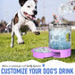 77oz Dog Travel Water Bottle, Large Portable Dog Water Bowl Dispenser, Leakproof Pet Drinking Bottle Dispenser for Hiking Camping Walking Travelling Beach Car Trips, No Spill, BPA Free,Purple