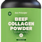 Zen Principle Grass-Fed Agglomerated Hydrolyzed Collagen Peptides 1.5 lb. Anti-Aging Protein Powder for Healthy Hair, Skin, Joints. Paleo Friendly, GMO and Gluten Free, Pasture-Raised Bovine.