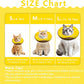 Cat Cone Collar Soft, Adjustable Cat Recovery Collar Kitten Cones to Stop Licking, Cute Donut E Collar After Surgery, Cats Neck Pillow Cone Elizabethan Cones of Shame (Waterproof Yellow, Large)