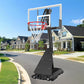 IGL In ground Basketball Hoops Outdoor, 10ft Height Adjustable Basketball Goal In ground with Shatterproof Backboard and Pro-Style Rim