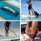 Inflatable Paddle Board 11 '* 34 "* 6" Extra Wide Sup Board, 420lb Capacity Paddle Board for Adults, Suitable for Sea and Lakes, 2+1Family Board
