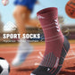 Compression Crew Running Socks: Athletic Socks for Men Women with Cushion,3 Pairs Work Hiking Basketball Sport Socks