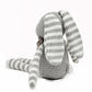 Organic Baby Toys Grey Bunny Rabbit Stuffed Animal 7.1"