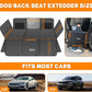 Back Seat Extender for Dogs,Waterproof Dog Car Seat Cover Protector with Mesh Window,Large Space Hammock for Car SUV Truck Dog Travel