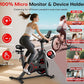 Exercise Bike, CHAOKE Quiet Magnetic Resistance 300LB Capacity Stationary Bike for Home with App Compatible, Indoor Bike with Comfortable Seat and Digital Display