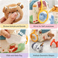 Youuys Baby Toys 6 -12 Months - Jungle Soft Stuffed Animal Set with Rattle, Crinkle Paper, Squeaker, Mirror - Toddlers Sensory Montessori Toy for 6 Month Old Babies, 1-3 Year Old Boy Girl Gifts