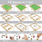 Big Flick n Kick: Wooden Multi Tabletop Indoor Portable Board Games for Kids and Family