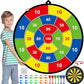 Large Dart Board for Kids, Kids Double-Sided Dart Board with Sticky Balls and Darts, Indoor/Outdoor Sport Fun Party Play Game Toys, Gifts for 3 4 5 6 7 8 9 10 11 12 Year Old Boys Girls