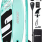 Inflatable Paddle Board,Stand Up Paddle Board Set, Extra Wide SUP Board with Removable Fin, Floating Paddle, Hand Pump, Waterproof Phone Pouch,Traveling Board