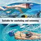 W WSTOO Adults Diving Snorkel Breathing Tube Silicone Flexible Foldable Snorkel Anti-Drop for Freediving Swim Training,Diving and Scuba Diving,Easy to Carry for Travel