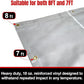 EALER Hockey Shooting Tarp 7x10 FT & 7/8x16 FT in 1 - Heavy Duty Goalie Target for Ice & Street Practice - Tear-Proof Built-in Shooter Tutor - Net Replacement for Garage Wall Protection