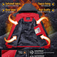 TACVASEN Winter Jacket Men's Water-Resistant Fleece Jacket Snow Ski Jacket Military Tactical Jacket Coat Parka Hood Raincoat