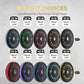 2 Inch Bumper Plates，10-500lbs，Barbell Rubber Olympic Weight Plates Set for Home Gym, Strength Training & Weight Lifting, Multiple Options Colors