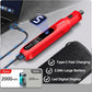 Dog Nail Grinder - Upgraded Pet Nail Grinder, Electric 5 Speeds LED Lights Ring Rechargeable Dog Nail Trimmers Kit, 40 Accessories Cordless Pet Nail Grinder for Dogs Cats and Small/Medium Animals Red