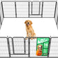 FXW Rollick Unleashed Dog Playpen for Indoor, Yard, RV Camping, 40 inch 16 Panels for Medium and Large Dogs│Patented