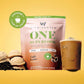 VitaHustle ONE Protein Coffee - Superfood Meal Replacement Powder, Plant Based Protein Shake Powder, Vegan. Superfoods, Vitamins, Ashwagandha, Functional Mushroom Blend (Cafe Latte) 15 Servings
