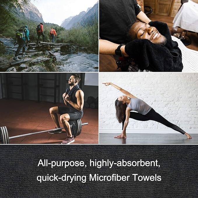 Arkwright Microfiber Gym Towel - Bulk Case of 180 - Super Soft, Quick Dry Workout Sweat Towels, 300 GSM Lightweight & Absorbent for Sports, Working Out, Yoga, and Spa, 16 x 27 in, Red
