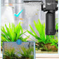 AQQA Dual-Use Aquarium Filter,Fish Tank Filter + Small Water Pump,Filtration,Wave-Making,Dissolved Oxygen,Water Circulation,Water Changes,Fountains Multifunctional Pump,Saltwater Freshwater (18W)