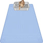 Cat Litter Mat, Extra Large 40" x 28" Silicone Mat Litter Trapping Mat for Scatter Control, Soft on Kitty Paws, Easy to Clean (Blue)