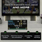 Glance LED Ticker - Customizable LED Display Sports Ticker, LED Display for Man Cave, Stock Market Ticker Display, Sports Score Retro Smart Pixel Display, Weather Display - 10.5"x5.5" Made in USA
