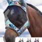 Harrison Howard LumiVista Horse Fly Mask Standard with Ears UV Protection for Horse Pastel Mix M Cob