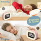 Kids Alarm Clock with Night Light & 18 Ringtones,Rechargeable,Cute Cat Ear Clock for Boys Girls Birthday Presents,Digital Clock for Children's Bedroom(Pink)