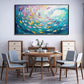 Fish Canvas Wall Art, Abstract School of Fish Canvas Wall Art, School of Fish Painting Canvas, School of Fish Wall Art, Fish Wall Decor, Fish Pictures Wall Decor, Bedroom Canvas Wall Decor (Gold Framed, 69"x39" | 174x98cm)
