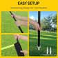 Portable Outdoor Volleyball Net Set for Backyard Beach with Adjustable Poles, Soft PU Volleyball & Pump, Carry Bag and Durable Anti-Sagging Net