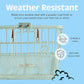 Retrospec Apollo Detachable Front Bike Basket Steel Half-Mesh with Integrated Detachable Hooks and Built-In Handle, Easy Assembly and Portability for Bicycles