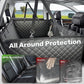 Zanch 2025 Upgraded Dog Car Seat Cover, 400 lbs Heavy Duty Hard Bottom, Waterproof & Anti-Scratch Back Seat Protector, Nonslip Pet Hammock Extender for Large Trucks, SUVs, Vans, XL-Black