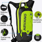 Hydration Backpack, Lightweight Hydration Pack with 2L Water Bladder, 6L Water Backpack for Men Women Cycling, Hiking, Mountain Biking, Skiing