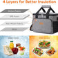 Lifewit Large Lunch Bag Insulated Lunch Box Soft Cooler Cooling Tote for Adult Men Women, Gray 24-Can (15L)