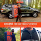 UNPLUG Ultimate Adventure Bag | 1680D Heavy Duty Waterproof Bag | Large Travel Duffle Bag which can be Used for Camping, Motorcycling, Boating, or Hunting