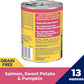 Nature's Recipe Grain Free Salmon, Sweet Potato, and Pumpkin Recipe Wet Dog Food, 13 oz. Can, 12 Count