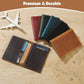 Jack&Chris Leather Passport Holder, Handmade Passport cover, Travel Wallet Cover Case for Men and Women, Leather Travel Documents Organizer Protector, JC107