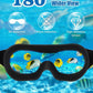 Swim Goggles with Nose Clip, Ear Plugs & Swim Cap, Anti-Fog UV Protection Lens, Leakproof Adjustable Strap for Adult