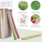 ERKOON Timothy Hay Sticks,Rabbit Chew Toys for Teeth Natural Molar Sticks Rabbits Treats for Bunnies, Chinchilla Guinea Pigs, Gerbil, Hamster (75 Pcs)