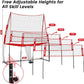 Volleyball Training Equipment, Volleyball Practice Net System Update Freely Adjustable, Portable Volleyball Net for Backyard Indoor Outdoor Hitting Serving Passing Practice