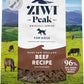 ZIWI Peak Air-Dried Dog Food – Beef - All Natural, High Protein, Grain Free, Limited Ingredient w/ Superfoods (88oz)
