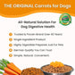 Olewo Original Carrots for Dogs – Fiber for Perfect Poop, Dehydrated Dog Food Toppers for Picky Eaters, Natural Skin & Coat Support, Multivitamin, Probiotics for Digestive & Gut Health, 1 lb
